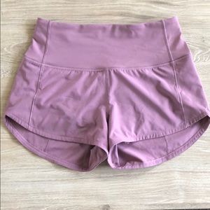 High waisted speed shorts